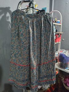 Floral Print Maxi Skirt
