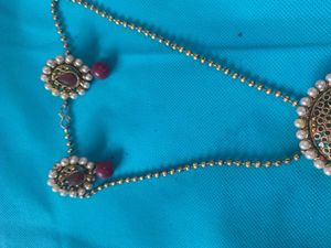 Exquisite Kundan &amp; Pearl necklace &amp; earings