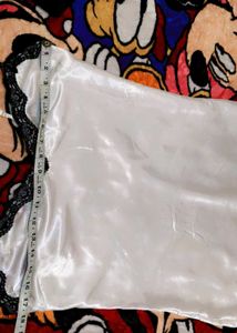 victoria secret white satin slip with brief 👍