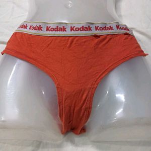 ⚛️ Kodak Women's Orange Briefs