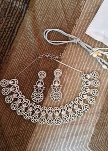 American Diamond Jewellery Set