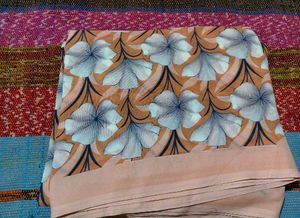 Beautiful Floral Print Saree