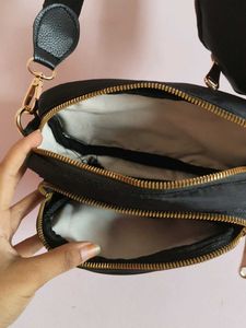 Stylish Black Crossbody Bag (Brand New)