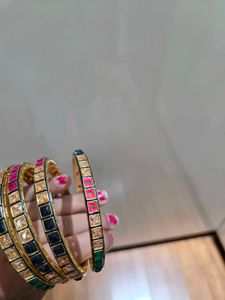 🎉Today only🎉Colorful Stone Bangles Set