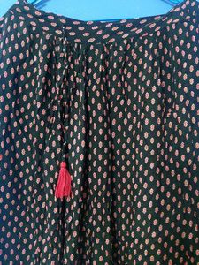 Boho Print Midi Skirt