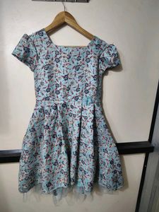 Pantaloons Junior Blue  Flora Print Party Dress .