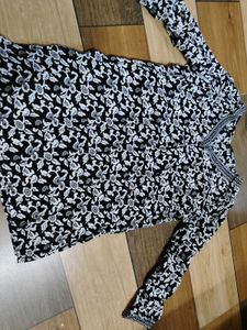 Elegant Floral Print Kurta
