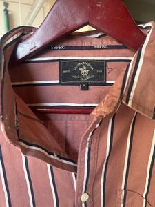 Santa Barbara Polo. Striped Casual Shirt and kille