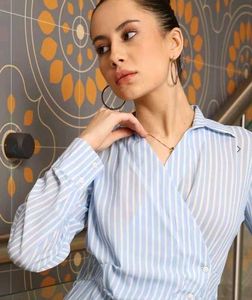 Stylish Striped Button-Up Shirt