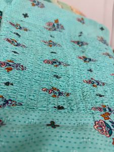 Indo-Western Print Crop Top (S)