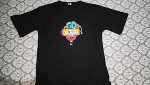 Unisex Graphic Print Black T-Shirt