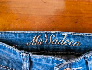 🔷 Ms' Sadeen Blue Denim Jeans 👖