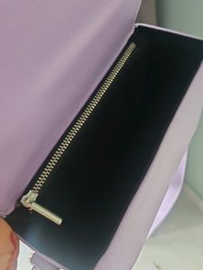 Purple Checkered Crossbody Bag