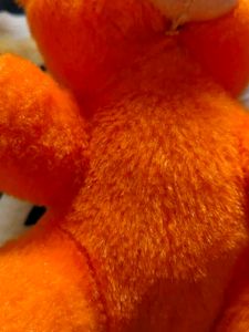 Cute Orange Teddy Bear Keychain Plush Toy