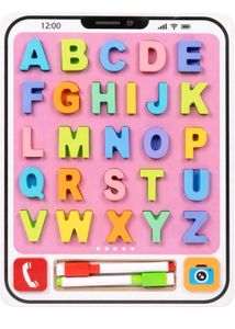 Wooden Alphabet Learning Board 2 in 1