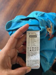 Baby Blue &amp; Red Pirate Swimsuit for gils or boy