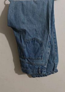 Light Wash Straight Denim Jeans