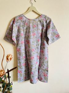 Floral Print Kurta