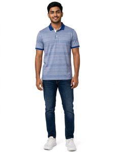 Men's Striped Polo T-Shirt