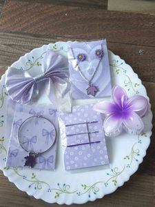 purple colour a new hair accessories