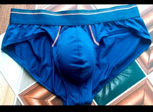 Men's Blue Athletic Briefs
