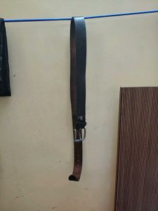Classic Black Leather Belt