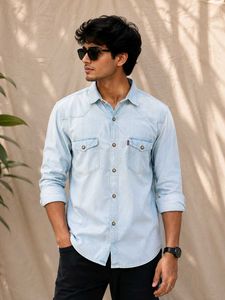 Light Wash Denim Shirt
