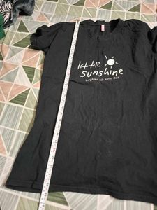 Black "Little Sunshine" T-Shirt