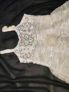 Elegant Embellished Ivory Gown