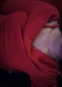 RED OFFF SHOULDER TOP