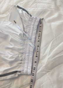 Adidas White women's Running Shorts