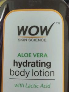 WOW Skin Science Aloe Vera Hydrating Body Lotion