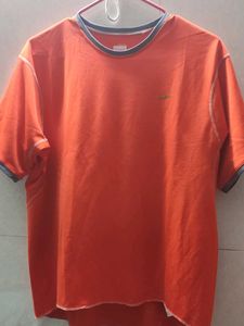 Nike Orange Crew Neck T-Shirt