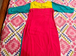 Colorful Block Print Kurta