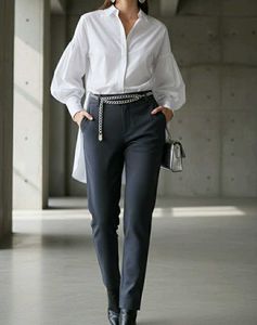 Sale🔥Smart Dark Grey Casual/Formal Pants/Trousers