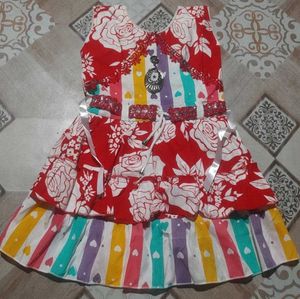 Pure Cotton Frock ۔Size-24
