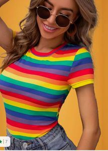 Rainbow Striped T-Shirt