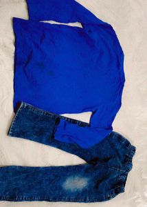 Very Cute N Beautiful Top With Jeans