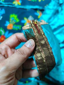 Beautiful Satin Teal kurti
