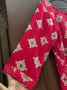 Beautiful Pink Printed Kurta Set