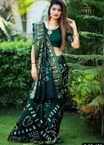 Beautiful Bandhani Saree