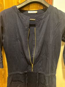 Navy Blue Casual Dress