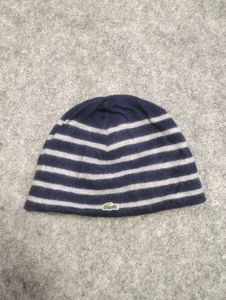 Lacoste Striped Beanie Hat