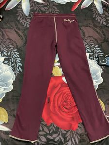 True Religion Burgundy Sweatpants