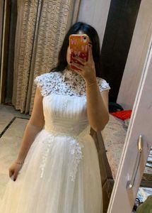 Price Drop 🎀Elegant White Lace Bridal Gown