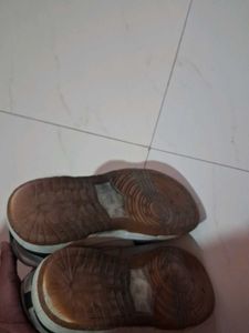 Men's Grey and Brown Sneakers