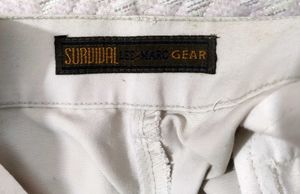 Men's Beige Casual Pants