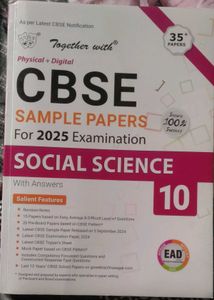 [FREE DELIVERY] Class 10th Social Science Sample P
