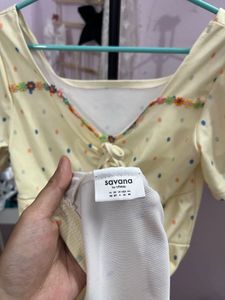 Chic Yellow Floral Print Mini Dress (XS)
