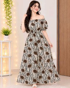 💖Princess Floral Maxi Dress